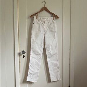 Frame Denim Women's Straight Leg Jeans in Cream